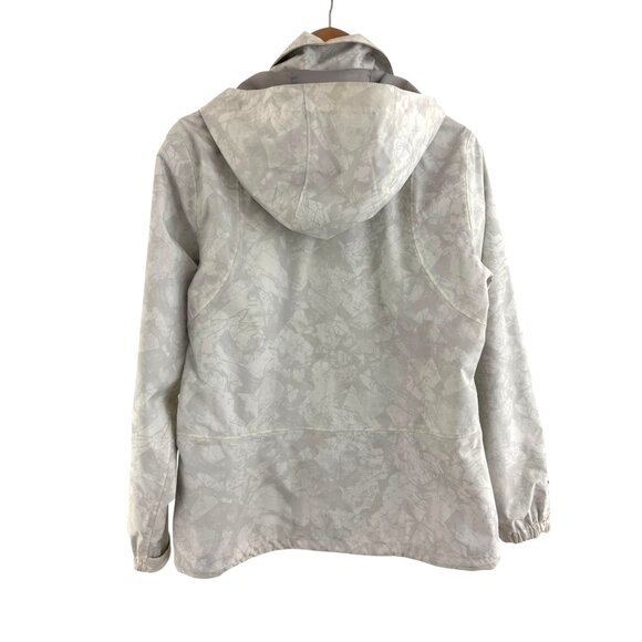 Eddie Bauer Women's Rainfoil Packable Jacket Hooded Pockets Size M Weatheredge - Picture 4 of 14